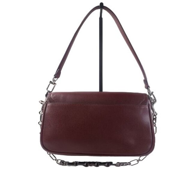 Michael Michael Kors Parker Medium Leather Shoulder Bag Merlot - Picture 3 of 8